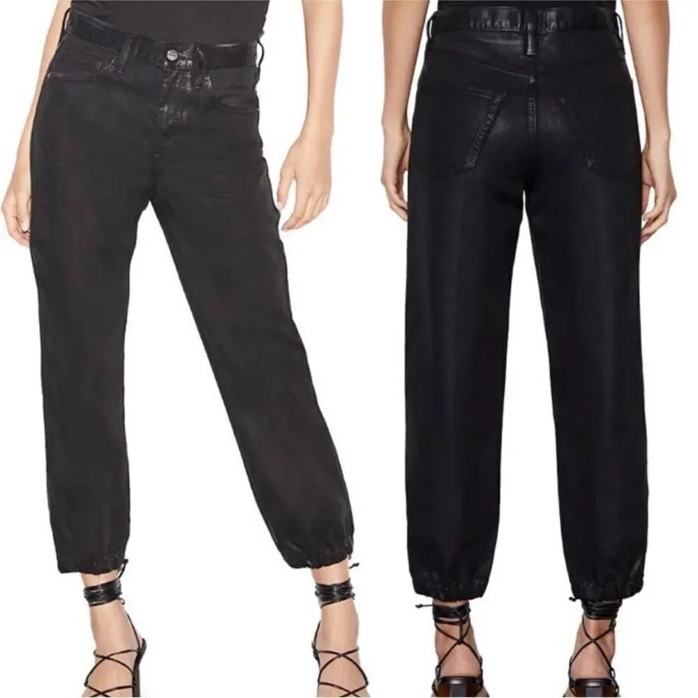 Frame The Lounge Jean in Noir Coated NWT $258